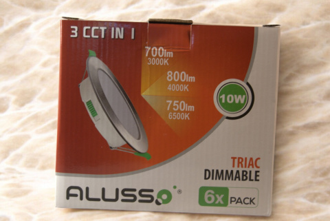 Lampy sufitowe LED, płaskie, 230 V, 10 W, 800 lm, głębokość zabudowy 30 mm, 3000K/4000K/6500K, IP44 LED punktowe ALUSSO Lampy sufitowe LED, płaskie, 230 V, 10 W, 800 lm, głębokość zabudowy 30 mm, 3000K/4000K/6500K, IP44 LED punktowe ALUSSO