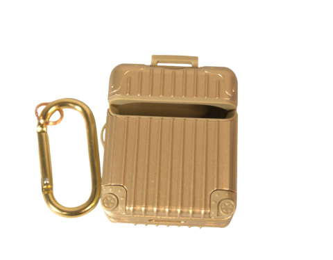 Etui na AirPods 2 generacji i 1 generacji złote Etui na AirPods 2 generacji i 1 generacji złote