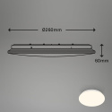 Lampa LED z czujnikiem ruchu Ø26 cm Briloner
