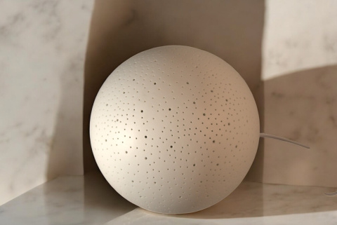 Porcelanowa Lampa Kula "Gwiaździste Niebo" 18 cm Gilde Porcelanowa Lampa Kula "Gwiaździste Niebo" 18 cm Gilde