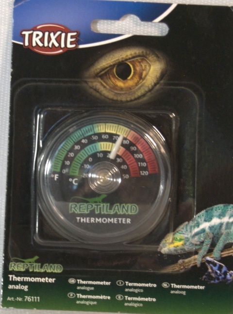 Trixie Analogowy Termometr Terrarystyczny ø 5 cm – zakres –20 °C do 50 °C Trixie Analogowy Termometr Terrarystyczny ø 5 cm – zakres –20 °C do 50 °C