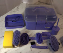 Zestaw do pielęgnacji koni dla dzieci Kerbl Mini Grooming Box