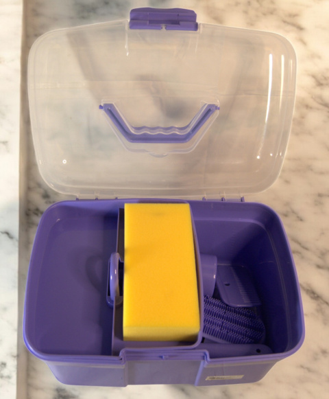Zestaw do pielęgnacji koni dla dzieci Kerbl Mini Grooming Box Zestaw do pielęgnacji koni dla dzieci Kerbl Mini Grooming Box